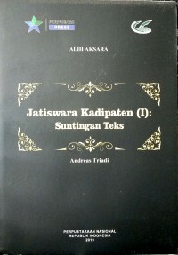 Jatiswara Kadipaten (I): Suntingan Teks