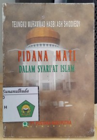 pidana mati dalam syari'at islam